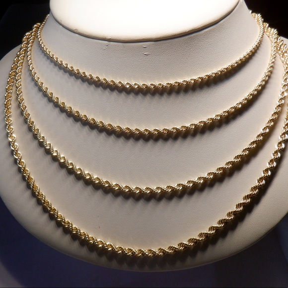 Jewelry - New 10k rope chain gold. NOT PLATED